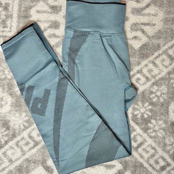 Active USA Pants - Victorias Secret PINK ACTIVE Size Medium Teal Leggings